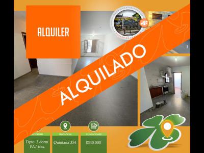 Departamentos Alquiler Santiago Del Estero Dpto 3 dormitorios muy amplio LB