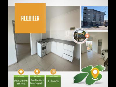 Departamentos Alquiler Santiago Del Estero Dpto. 2 dorm. 3er Piso LB San Martin