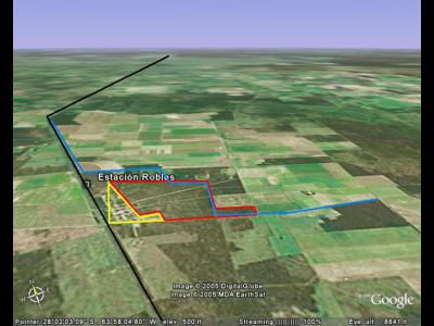 Campos Fincas Chacras Venta Santiago Del Estero campo de 192 has en estacion robles c/ canales de riego a los dos lados del campo.