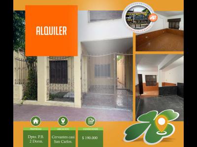 Departamentos Alquiler Santiago Del Estero Dpto. Plantya Baja 2 dorm. B. San Martin LB